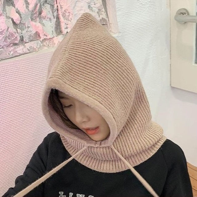 후드 스트링 바라클라바 모자 5color